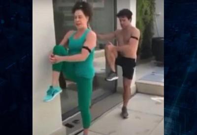 Atriz Cláudia Raia é acusada de exercício ilegal da profissão por vídeos fitness