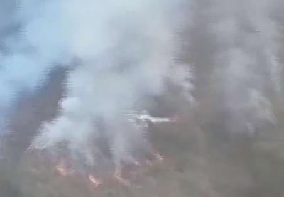 Bombeiros apagam foco de incêndio que atingiu Serra da Mantiqueira