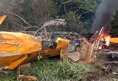 GO: piloto morre após queda de avião em zona rural