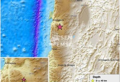 Terremoto de magnitude 5,6 atinge cidade portuária no Chile