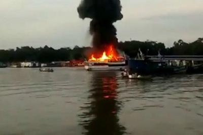 Explosão em posto de combustíveis fluvial deixa 9 feridos no Amazonas