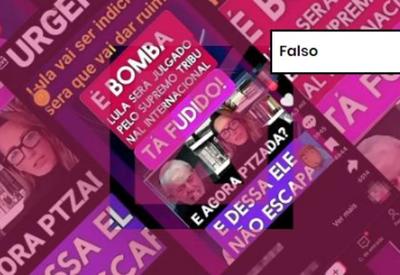 FALSO: Lula não é réu em tribunal internacional; post usa áudio fora de contexto