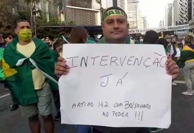 Apoiadores de Bolsonaro fazem manifestações pelo país