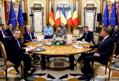 Líderes europeus visitam Ucrânia em ato de apoio