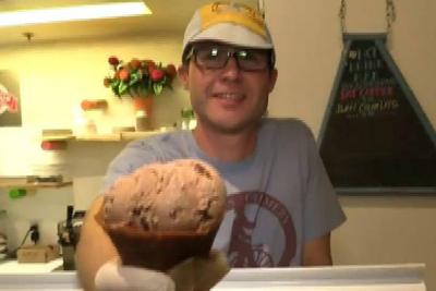 Pedaladas de clientes ajudam a produzir sorvete nos EUA