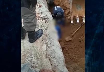 Trabalhador morre soterrado durante obra de esgotamento sanitário