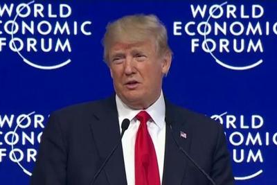 Trump defende o livre-comércio em Fórum Econômico Mundial de Davos 