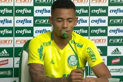 Vendido ao Manchester City, Gabriel Jesus se despede do Palmeiras