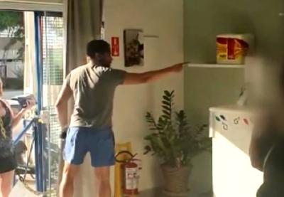 Vídeo: homem danifica sorveteria após pedido para usar máscara