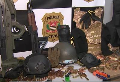 Polícia apreende arsenal usado por quadrilha no ataque em Itajubá