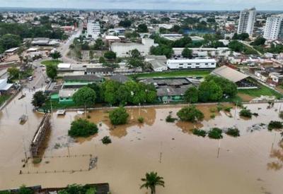 Mais de 4.300 pessoas estão desabrigadas no Acre por causa das cheias