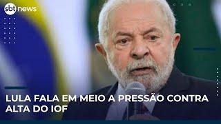 ▶️ AO VIVO | Lula fala em meio a pressão contra aumento do IOF