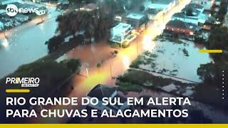 Defesa Civil do RS emite alerta laranja para chuvas e alagamentos | #PrimeiroImpacto