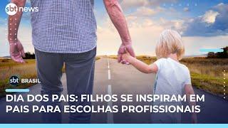 Pais e filhos que transformaram inspiração em profissão trabalham lado a lado | #SBTBrasil