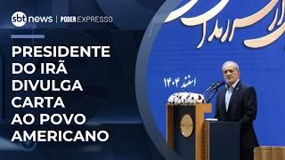 Presidente do Irã diz em carta que o país não tem inimizade com americanos comuns | #PoderExpresso