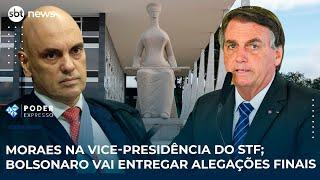 ▶️ Poder Expresso | Moraes eleito vice no STF em dia que Bolsonaro entrega alegações finais do golpe