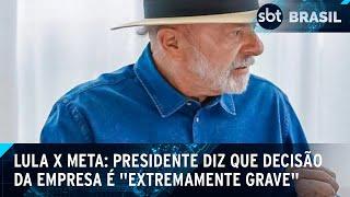 Lula critica decisão da Meta de encerrar checagem de fatos e convoca reunião | SBT Brasil (09/01/25)