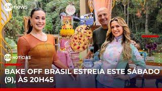 SBT estreia 11ª temporada de Bake Off Brasil neste sábado (9) | #SBTNotícias 1ª Edição