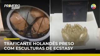 Holandês é preso em São Paulo com esculturas feitas de ecstasy | #PrimeiroImpacto