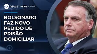 Defesa de Bolsonaro faz novo pedido de prisão domiciliar a Moraes | #NewsManhã