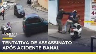 Acidente banal no trânsito termina em tentativa de assassinato | #PrimeiroImpacto