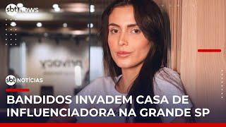 Fernanda Campos tem casa invadida e suspeitos fogem com cerca de R$ 200 mil | #SBTNotícias