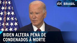 Biden altera pena de 37 condenados à morte nos EUA | SBT Brasil (23/12/2024)