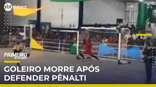 Goleiro morre após mal súbito durante partida de futebol no Pará | #PrimeiroImpacto