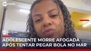 Corpo de adolescente desaparecida no Leme é encontrado em Niterói (RJ) | #SBTNotícias