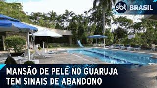 Mansão de Pelé avaliada em R$8 milhões tem sinais de abandono e dívida de IPTU|SBT Brasil (29/06/24)