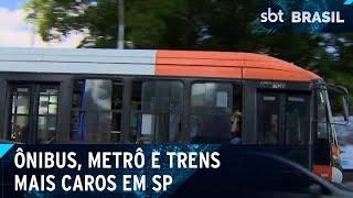 Tarifa de ônibus sobe 13,6% e chega a R$ 5 em São Paulo | SBT Brasil (26/12/2024)