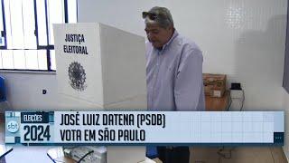 José Luiz Datena (PSDB) vota na zona sul de São Paulo | SBT nas Eleições 2024