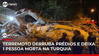 Terremoto de 6,1 deixa um morto e 29 feridos na Turquia | #SBTNoticias