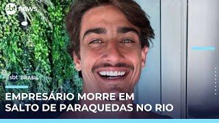 Empresário morre após salto de paraquedas no Rio de Janeiro | #SBTBrasil 