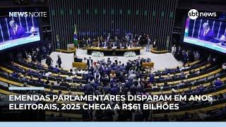 Emendas parlamentares disparam em anos eleitorais | #NewsNoite