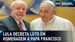 Lula diz que papa Francisco "buscou levar amor onde existia ódio" | SBT Brasil (21/04/25)