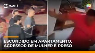 Preso engenheiro que agrediu mulher dentro de apartamento; criminoso estava escondido | #SBTManhã