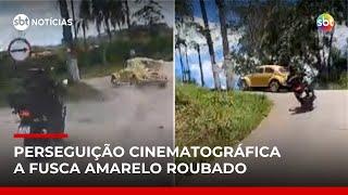 SP: Ladrão furta Fusca e é preso após perseguição alucinante em rodovia | #SBTNotícias