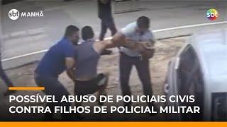 Abordagem da Polícia Civil com filhos de PM da reserva gera denúncia de abuso no DF | #SBTManha
