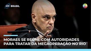 Alexandre de Moraes realiza audiências no Rio sobre megaoperação com 121 morto
