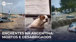 Argentinos tentam se reerguer após tempestades; dois morreram | #SBTNews Manhã (20/05/25)