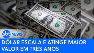 Dólar escala e atinge maior valor em três anos