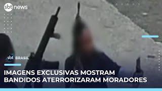 Bandidos são flagrados aterrorizando moradores no Rio de Janeiro | #SBTBrasil 
