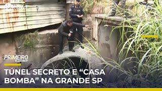 Exclusivo: traficantes usam túnel secreto para fugir de operação em SP | #PrimeiroImpacto