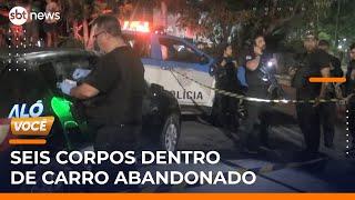 Seis corpos são encontrados dentro de carro abandonado no Rio | #AloVoce