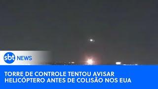 Áudio: Torre de controle questionou se helicóptero estava vendo avião antes de colisão