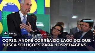 Presidente da COP 30 se pronuncia sobre altas do preço das hospedagens em Belém | #SBTBrasil 