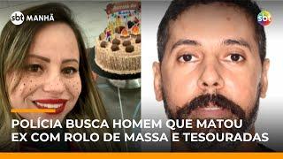 Mulher espancada e morta com rolo de macarrão e tesouradas é enterrada na Grande SP | #SBTManha