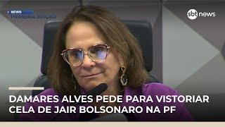 Damares Alves pede para vistoriar cela de Jair Bolsonaro na PF | #NewsPrimeiraEdição