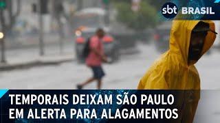 Chuva volta a deixar São Paulo em estado de atenção | SBT Brasil (21/12/24)